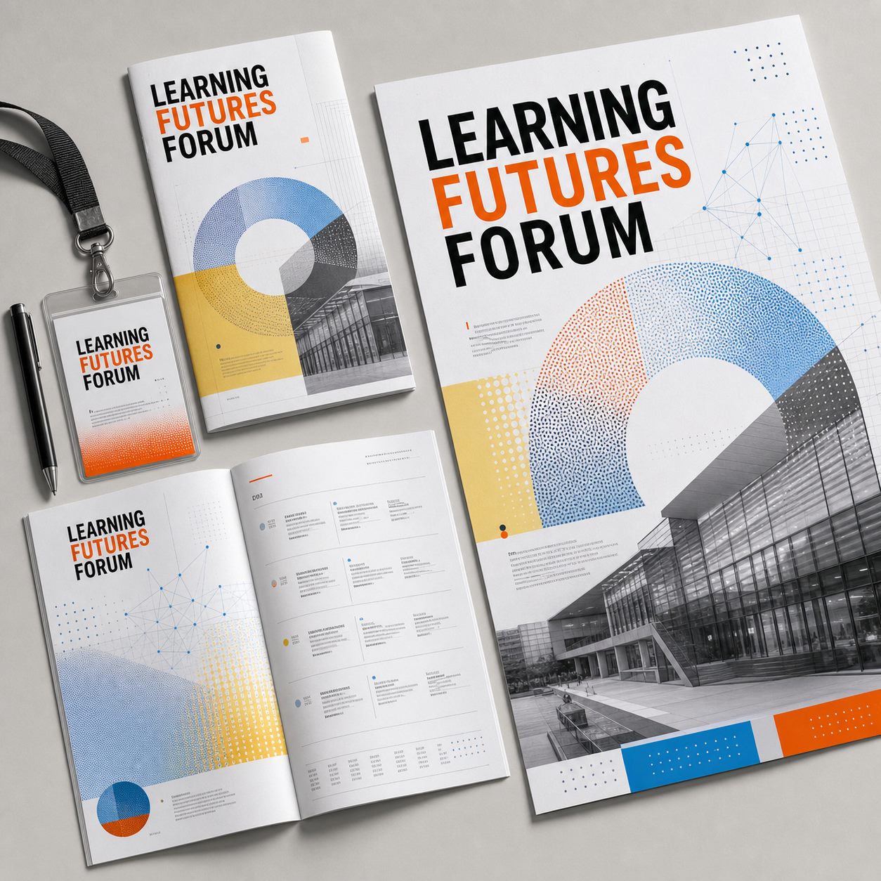 Learning Futures Forum poster mockup